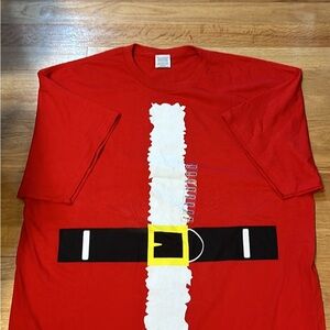 NWT Christmas Santa Claus outfit t shirt unisex
